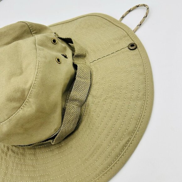 Swiss Tech Performance Gear Sun Bucket Boonie Fishing Hat Khaki Tan Safari S/M - Picture 5 of 8